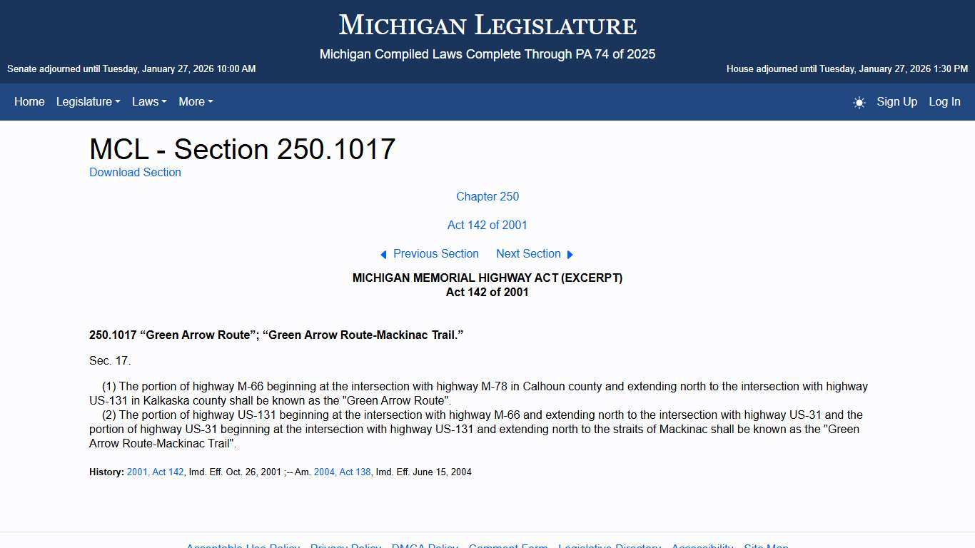 MCL - Section 250.1017 - Michigan Legislature