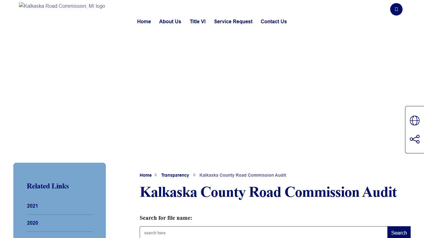 Kalkaska Road Commission, MI